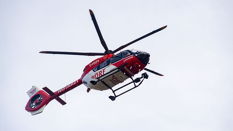 Ein Rettungshubschrauber kam zum Einsatz. (Archivbild)