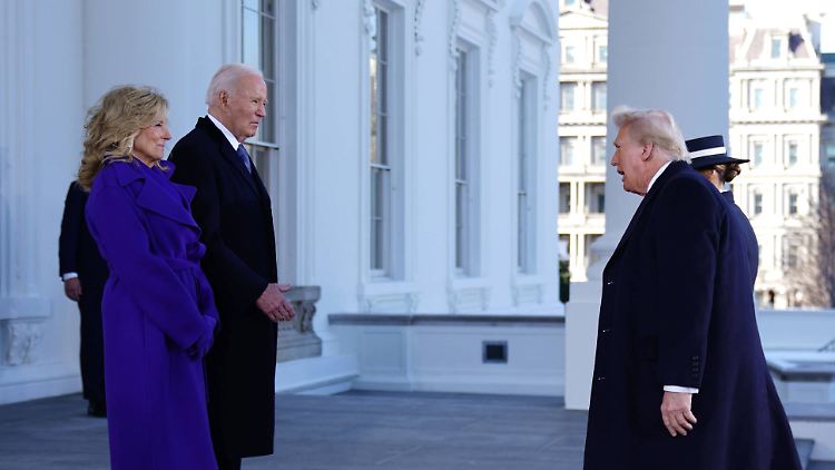 Im Januar musste Biden die Macht an seinen Nachfolger übergeben.