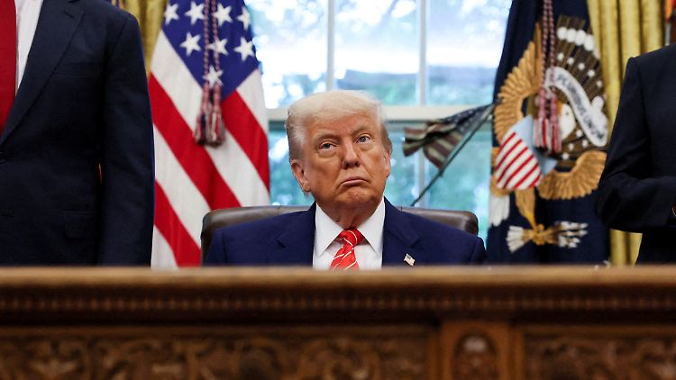 US-Präsident Donald Trump löst mit seinen hohen Zöllen Stress im Welthandel aus. Vor allem China hat er in den Würgegriff genommen. 