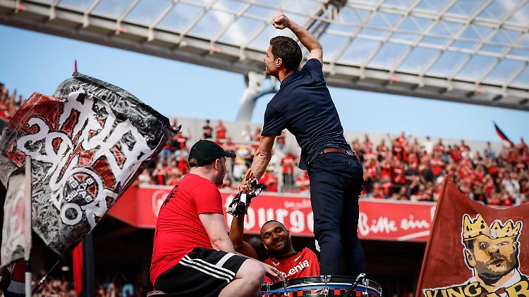 Ein letztes Mal auf dem Zaun: Xabi Alonso.