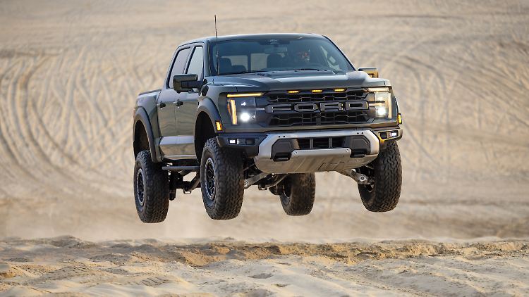 In den USA sind Modelle wie der Ford F-150 beliebt. Hier die extreme Raptor-Variante.