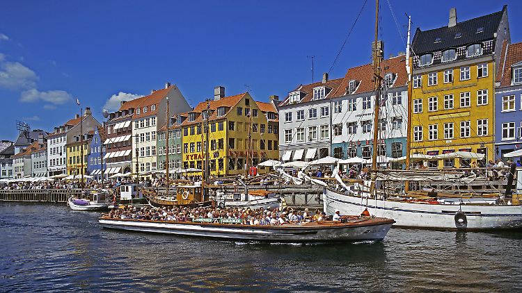 Die dänische Hauptstadt ein beliebtes Touristenziel. 