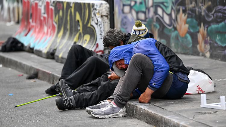 In San Francisco sind Teile des Straßenbilds auch von den Problemen mit Fentanyl geprägt. 