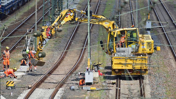 Baumaßnahmen sind bei der Bahn vielerorts notwendig. 
