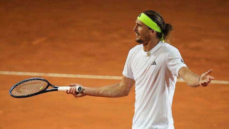Alexander Zverev war nicht einverstanden mit den Bällen.