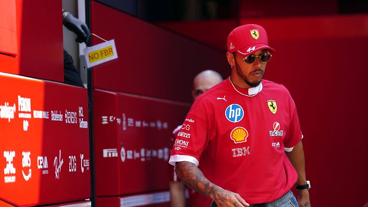 Kommt mit Ferrari nicht in Fahrt: Rekordweltmeister Lewis Hamilton.