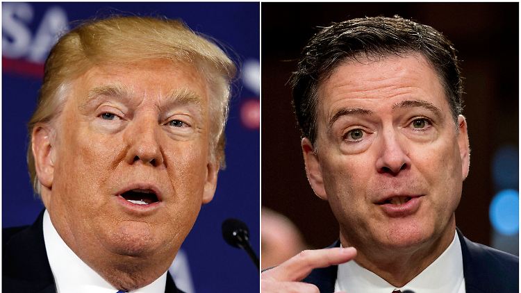 In Washington wird spekuliert, ob es sich bei Trumps Reaktion um einen verspäteten Rachefeldzug gegen Comey handelt.
