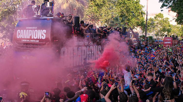 Kaum ein Durchkommen für den Bus.