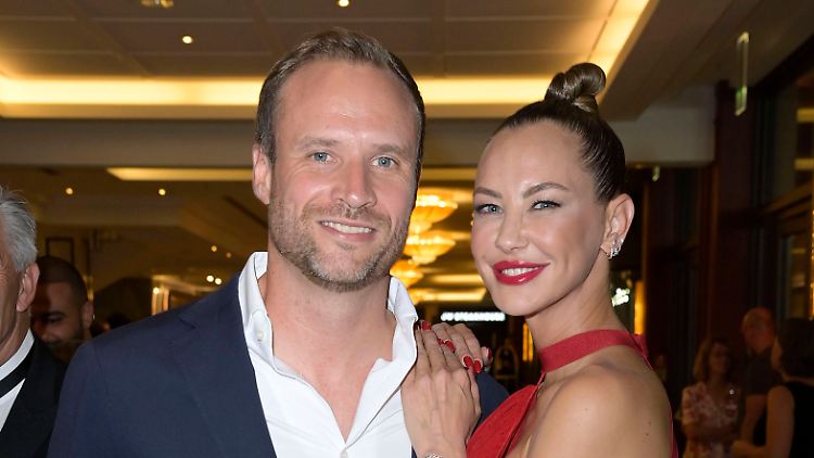 Alexander Müller und Alessandra Meyer-Wölden im September 2024 auf einem Event. Zwei Monate später trennten sie sich.