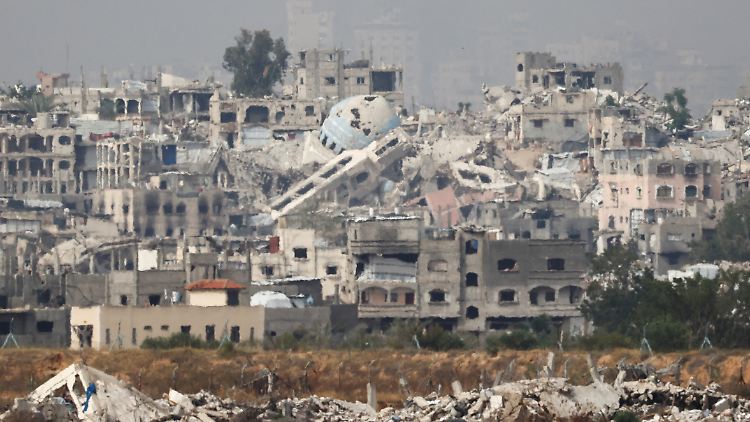 Zerstörte Wohnblocks, verschüttete Straßenzüge: In Teilen des Gazastreifen liegen ganze Stadtviertel in Trümmern.