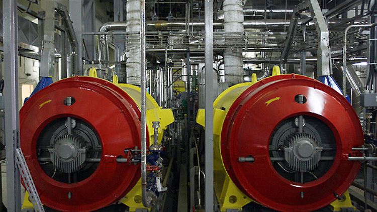 Das iranische Atomkraftwerk Busher wurde von Russland gebaut. 