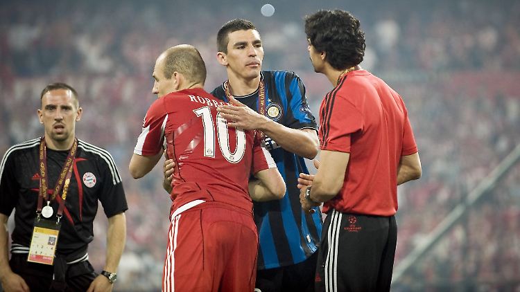 Lucio nach dem Champions-League-Finale 2010.