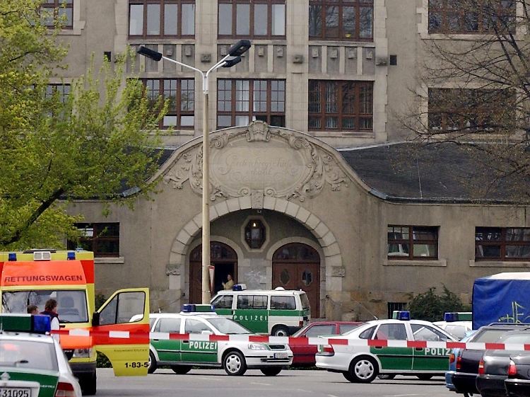 Der Amoklauf von Erfurt hatte bundesweit Entsetzen ausgelöst.