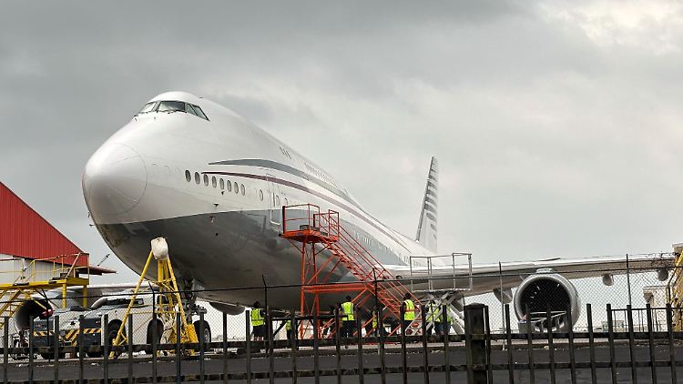 Darum geht's: eine Maschine vom Typ Boeing 747.