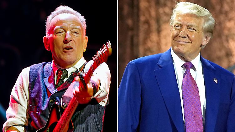 Sind offenbar keine Freunde: Bruce Springsteen und Donald Trump.