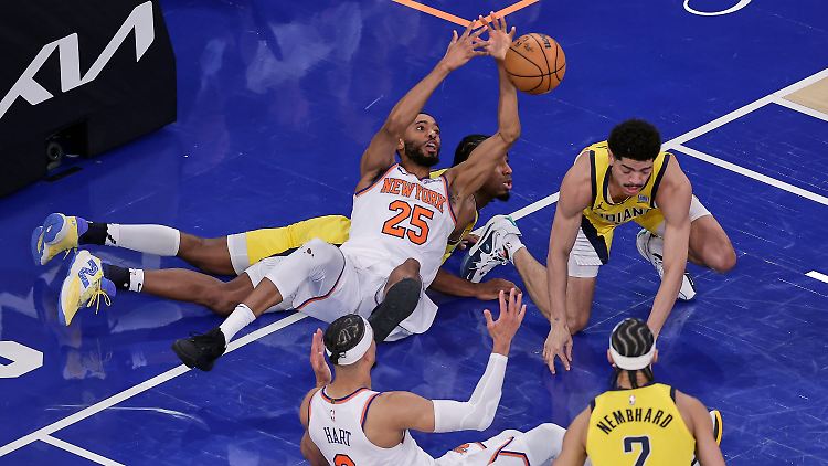 Die Knicks um Mikal Bridges streckten sich vergeblich.