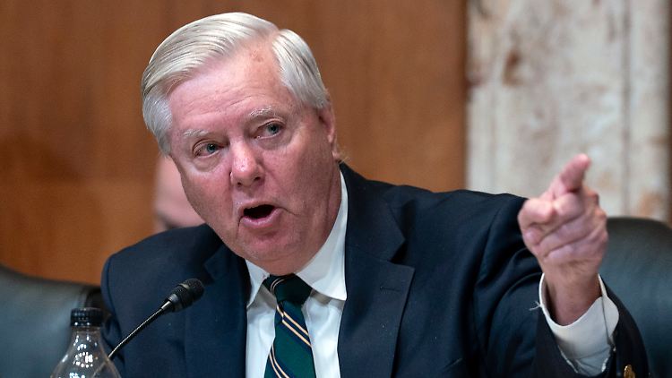 Der republikanische Senator Lindsey Graham ist einer der Verfasser des Gesetzentwurfes. 