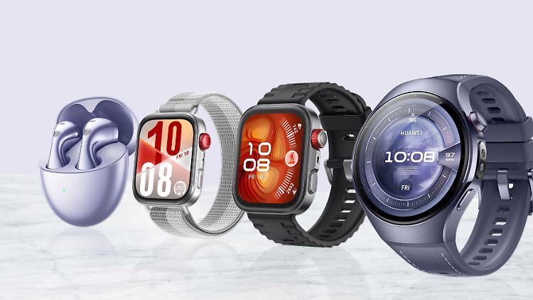 Hersteller Huawei hat neue Fitnesstracker, Smartwatches und Kopfhörer vorgestellt.