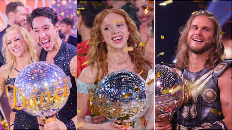 René Casselly, Anna Ermakova und Rúrik Gíslason starteten nach "Let's Dance" durch.