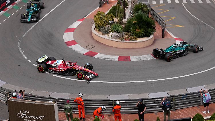 Da fehlt doch was am Ferrari von Charles Leclerc.