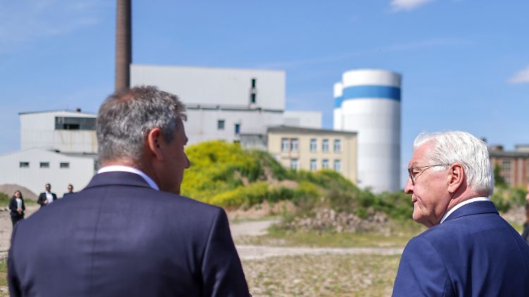 Steinmeier hatte seinen Amtssitz für ein paar Tage nach Delitzsch verlegt.