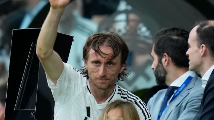 Luka Modric weinte zum Abschied.