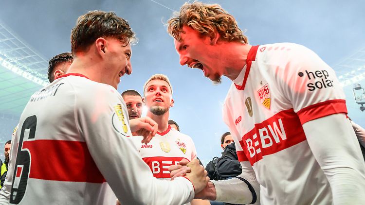 Zwei VfB-Helden: Stiller und Woltemade.