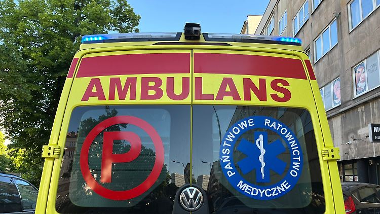 Großeinsatz für die Rettungskräfte beu einem Showrennen auf dem Flugplatz in Krosno.