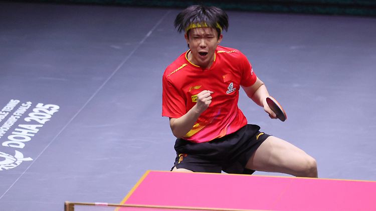 Wang Chuqin ist neuer Weltmeister.