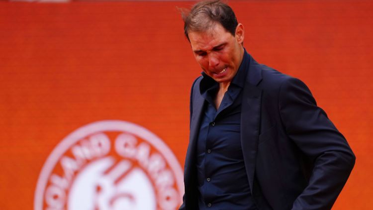 Rafael Nadal wurde von den Emotionen übermannt.