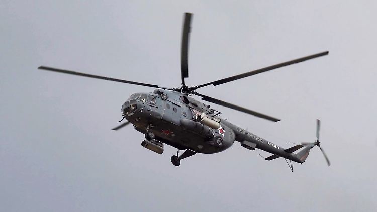 Möglicherweise war der russische Präsident mit solch einem Mi-17-Hubschrauber in die Region Kursk geflogen.