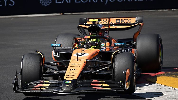 Lando Norris ist in Monaco nicht zu stoppen.