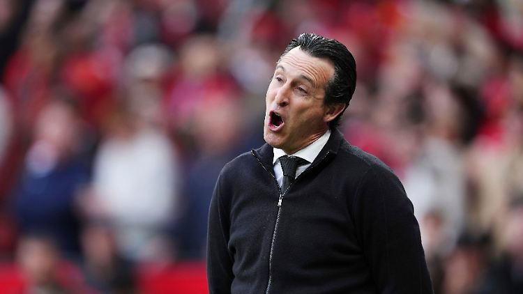 Die Laune von Coach Unai Emery war völlig im Keller.