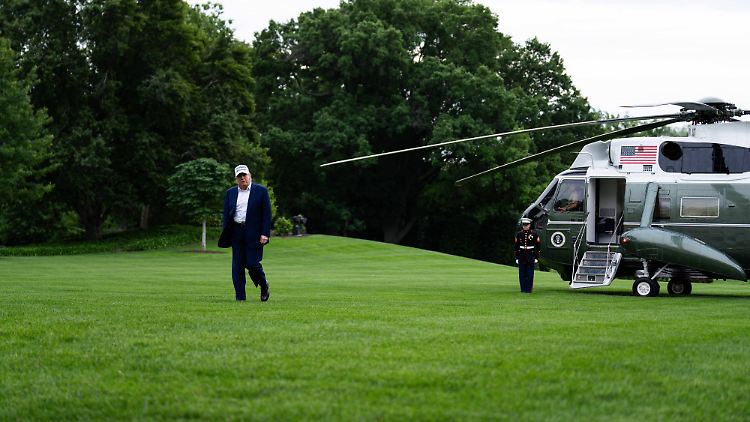 Nimmt ihn das alles zu sehr mit? Trump sagte erst kürzlich, Kremlchef Putin sei verrückt geworden.