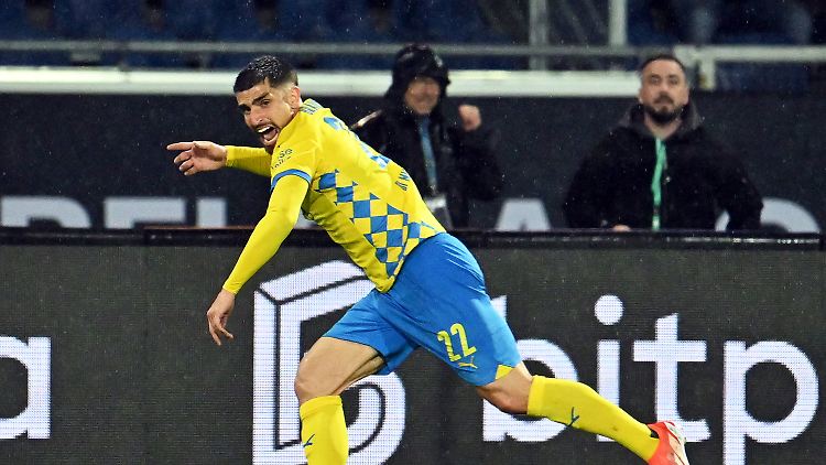 Das ist der Weg zur 2. Bundesliga: Fabio Di Michele Sanchez ebnete Braunschweig den Weg zum Klassenerhalt.