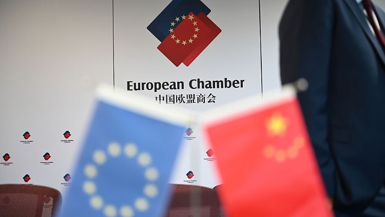 Die EU-Handelskammer sieht mehr Pessimismus unter europäischen Firmen in China. (Archivbild)