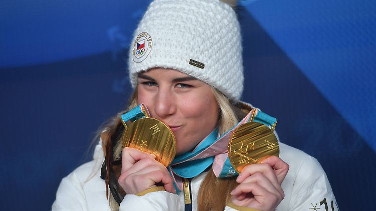 Zweimal Gold - damit schrieb Ester Ledecka Olympia-Geschichte.