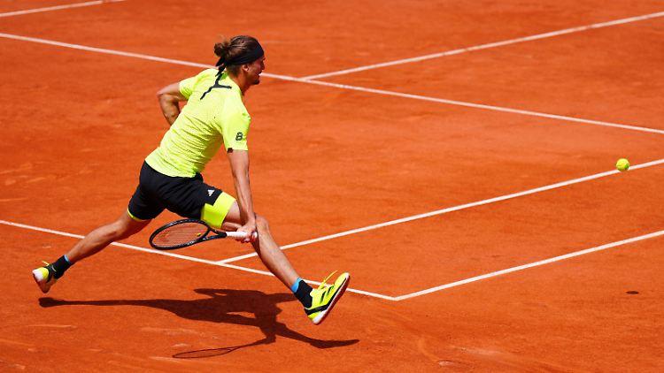 Zverev benötigte einen Moment und ließ de Jong dann keine Chance mehr.