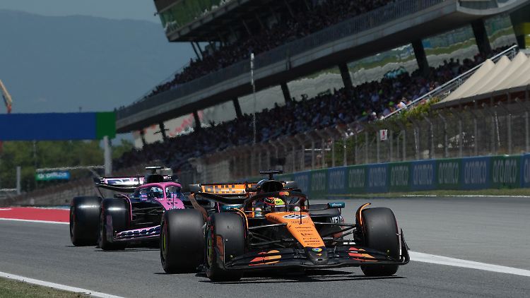 Oscar Piastri war nicht aufzuhalten beim F1-Training in Spanien.