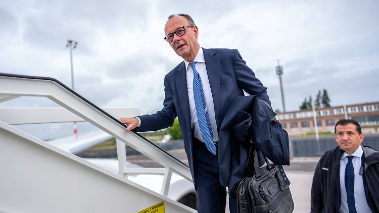 Seine erste Reise nach Washington als Kanzler steht an. 