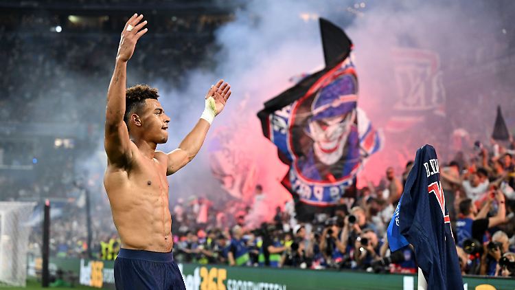Désiré Doué erzielte zwei Tore und bereitete das 1:0 für PSG vor.