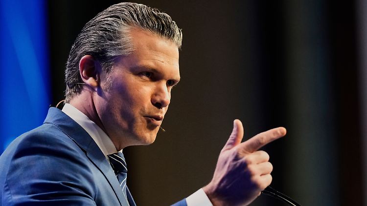 Sorgt in Peking für Unruhe: Pete Hegseth. 