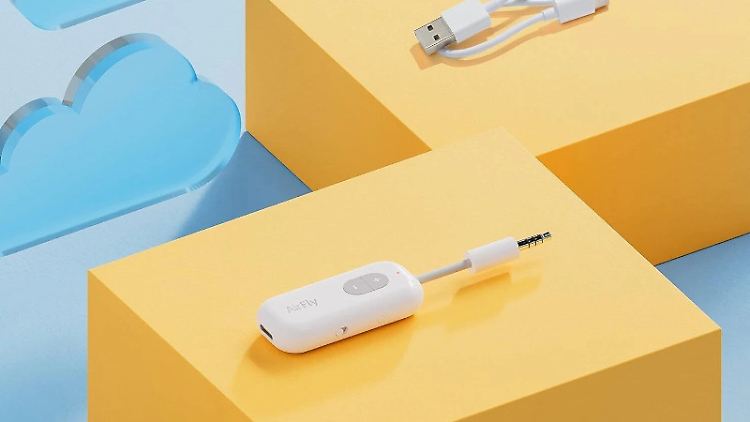 Bluetooth-Adapter wie der AirFly ermöglichen es, drahtlose Kopfhörer oder Ohrhörer mit Geräten zu verbinden, die keine Bluetooth-Funktion haben.