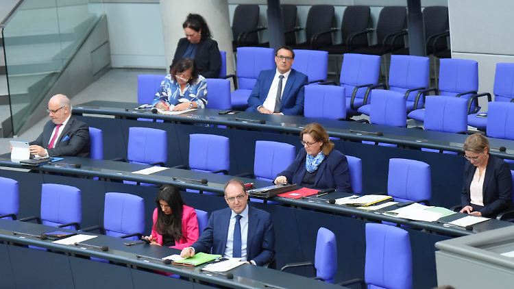 Dieses Bild möchte Klöckner vermeiden: gähnende Leere auf der Regierungsbank.