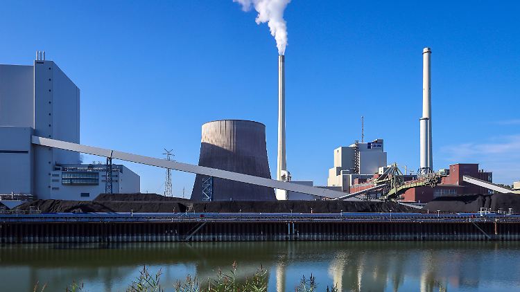 Das Rheinhafen-Dampfkraftwerk in Karlsruhe.