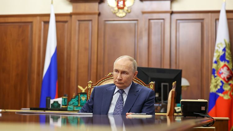 Kremlchef Putin bleibt bei seinen Maximalzielen gegenüber der Ukraine.  