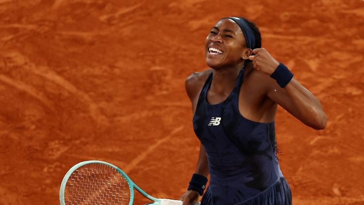 Coco Gauff flog ins Finale der French Open.