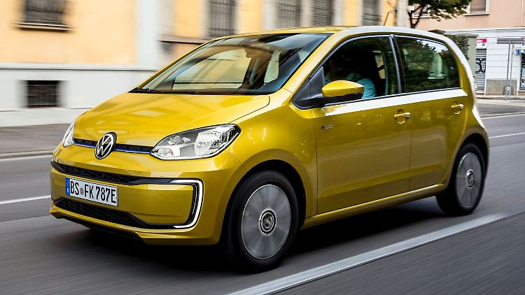 Der VW E-Up: elektrisch und erschwinglich.