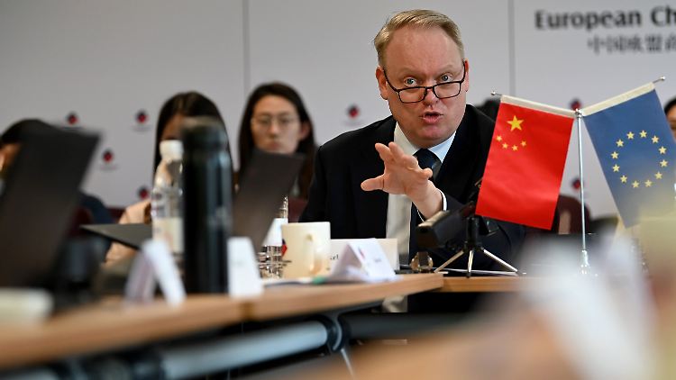 Jens Eskelund, Präsident der Handelskammer der EU in China.
