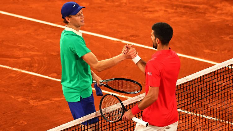 Als Novak Djokovic auf der Profitour debütierte, war Jannik Sinner zwei Jahre alt.